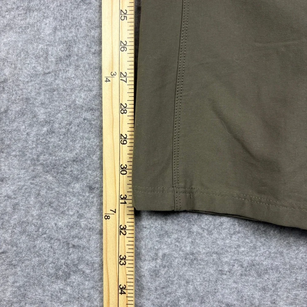 The North Face Mens Motion Pants Olive Green Hiking Outdoor Stretch Size 34